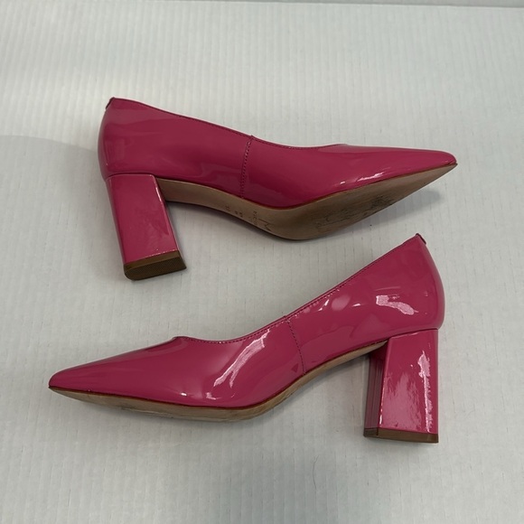 NWOB!! Marc Fisher - Zala Block Heel Pump - Dark Pink Patent - Size 5.5 - Picture 6 of 8